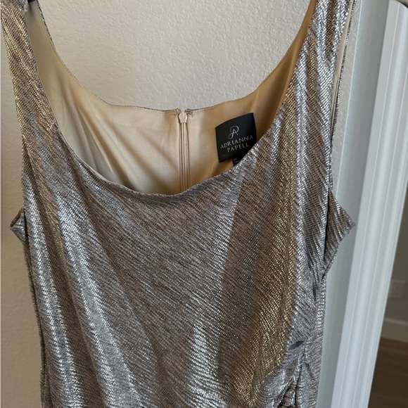 Shimmery Silver Formal Gown - Picture 6 of 7